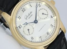 Glashütte Original Unknown 49-02-03-01-04 (1998) - Zilver wijzerplaat 39mm Roségoud