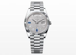 Rolex Day-Date 40 228236 (2023) - Zwart wijzerplaat 40mm Platina