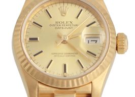 Rolex Lady-Datejust 69178 (Unknown (random serial)) - Champagne dial 26 mm Yellow Gold case