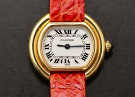 Cartier Vintage 67081 (1970) - White dial 26 mm Yellow Gold case