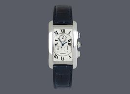 Cartier Tank Américaine W2603356 (Unknown (random serial)) - White dial 30 mm White Gold case