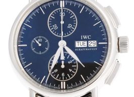 IWC Portofino Chronograph IW378303 (2011) - Black dial 41 mm Steel case