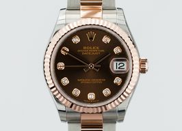 Rolex Datejust 31 278271 (2024) - Brown dial 31 mm Gold/Steel case