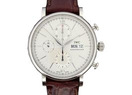 IWC Portofino Chronograph IW391027 (2025) - Silver dial 42 mm Steel case