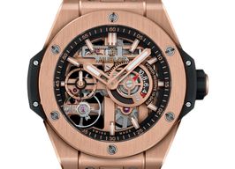 Hublot Big Bang Meca-10 444.OX.1180.RX (2025) - Zwart wijzerplaat 42mm Roodgoud