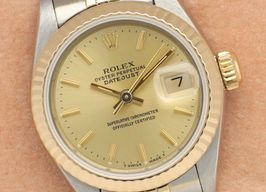 Rolex Lady-Datejust 69173 (1996) - Champagne wijzerplaat 26mm Goud/Staal