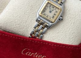 Cartier Panthère 1120 (1987) - Wit wijzerplaat 22mm Goud/Staal