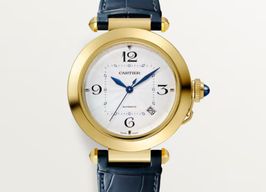 Cartier Pasha WGPA0007 (2023) - Silver dial 41 mm Yellow Gold case