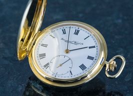 IWC Pocket watch Pocket Watch (1976) - White dial 49 mm Yellow Gold case