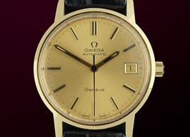 Omega Genève 166.0163 (1973) - Goud wijzerplaat 35mm Goud/Staal