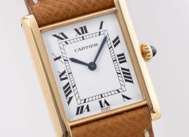 Cartier Tank Louis Cartier 96019 (1970) - White dial 24 mm Yellow Gold case