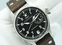 IWC Big Pilot IW500201 (Unknown (random serial)) - Black dial 46 mm Steel case