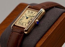 Cartier Tank 2415 (Unknown (random serial)) - Champagne dial 22 mm Gold/Steel case