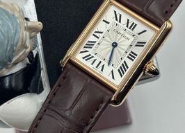 Cartier Tank Louis Cartier WGTA0011 (2024) - Zilver wijzerplaat 34mm Roségoud