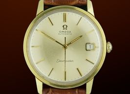 Omega Seamaster 166.002 (1966) - White dial 34 mm Gold/Steel case