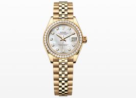 Rolex Lady-Datejust 279138RBR (2023) - Parelmoer wijzerplaat 28mm Geelgoud