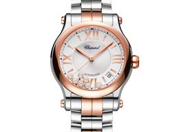 Chopard Happy Sport 278559-6026 (2024) - Zilver wijzerplaat 36mm Goud/Staal