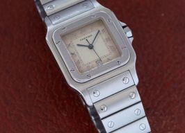 Cartier Santos Galbée 987901 (Onbekend (willekeurig serienummer)) - Wit wijzerplaat 29mm Staal