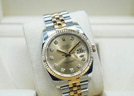 Rolex Datejust 36 116233 (2014) - Champagne wijzerplaat 36mm Goud/Staal