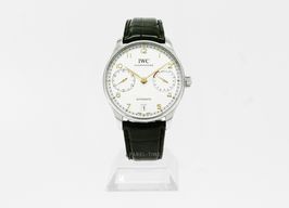 IWC Portuguese Automatic IW500704 (2024) - Zilver wijzerplaat 42mm Staal