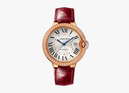 Cartier Ballon Bleu 40mm WJBB0056 (Onbekend (willekeurig serienummer)) - Zilver wijzerplaat 40mm Roségoud