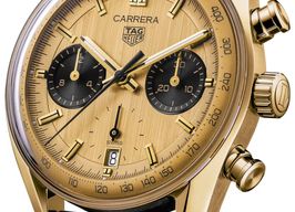 TAG Heuer Carrera CBS2240.FC8319 (2024) - Gold dial 39 mm Yellow Gold case