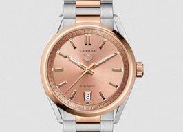 TAG Heuer Carrera Lady WBN2350.BD0000 (2025) - Roze wijzerplaat 36mm Goud/Staal