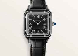 Cartier Santos Dumont WSSA0046 (2024) - Zwart wijzerplaat 44mm Staal