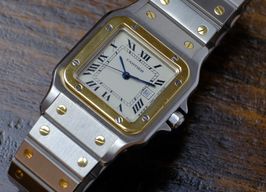 Cartier Santos 2961 (Unknown (random serial)) - White dial 29 mm Steel case
