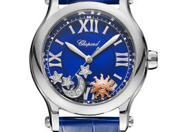 Chopard Happy Sport 278559-3011 (2022) - Blauw wijzerplaat 36mm Staal