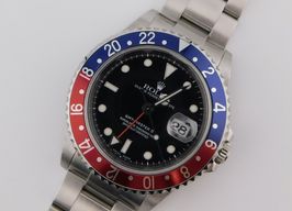 Rolex GMT-Master II 16710 (2005) - Zwart wijzerplaat 40mm Staal
