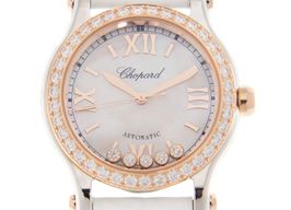 Chopard Happy Sport 278573-6020 (2022) - Parelmoer wijzerplaat 30mm Goud/Staal