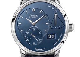 Glashütte Original PanoReserve 1-65-01-26-12-61 (2025) - Blue dial 40 mm Steel case