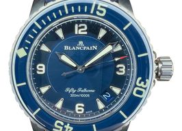 Blancpain Fifty Fathoms 5015-12B40-O52A (2024) - Blue dial 45 mm Titanium case
