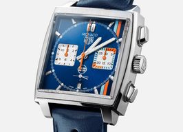 TAG Heuer Monaco CBL2115.FC6494 (2024) - Blauw wijzerplaat 39mm Staal