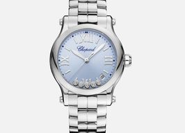 Chopard Happy Sport 278582-3008 (2023) - Blauw wijzerplaat 36mm Staal