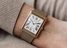 Cartier Tank Louis Cartier 3280 (2013) - Silver dial 32 mm Rose Gold case