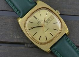 Omega Vintage Geneve automatic cal. 1012 ref 166.0190 gold pl vintage 70s (1970) - Goud wijzerplaat 36mm Staal