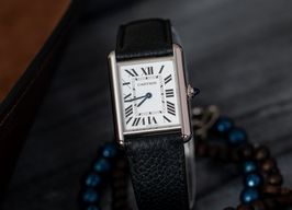Cartier Tank WSTA0041 (2022) - White dial 34 mm Steel case