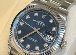 Rolex Datejust 36 126234G Blue Oys (2025) - Blauw wijzerplaat 36mm Staal