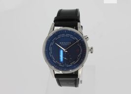 NOMOS Zürich Weltzeit 807 (2024) - Blauw wijzerplaat 40mm Staal