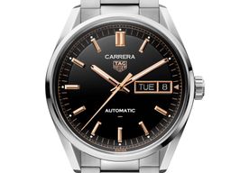TAG Heuer Carrera WDA2111.BA0043 (2025) - Zwart wijzerplaat 41mm Staal
