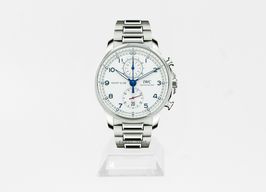 IWC Portuguese Yacht Club Chronograph IW390702 (2024) - Wit wijzerplaat 45mm Staal