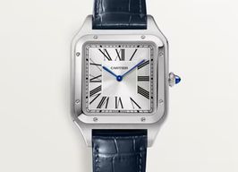 Cartier Santos Dumont WSSA0032 (2023) - Zilver wijzerplaat 47mm Staal