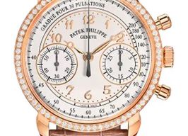 Patek Philippe Chronograph 7150/250R-001 (2024) - Silver dial 38 mm Rose Gold case