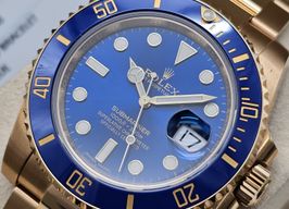 Rolex Submariner Date 116618LB (2017) - Blue dial 40 mm Yellow Gold case