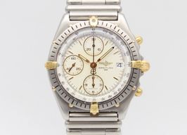 Breitling Chronomat 81950 (1990) - Wit wijzerplaat 39mm Goud/Staal