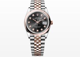 Rolex Datejust 36 126201 (2024) - Zwart wijzerplaat 44mm Staal