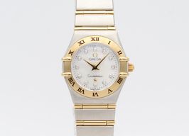 Omega Constellation 1262.75.00 (2002) - Pearl dial 23 mm Gold/Steel case