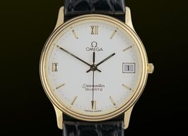 Omega De Ville 196.0263 (1982) - Wit wijzerplaat 32mm Goud/Staal